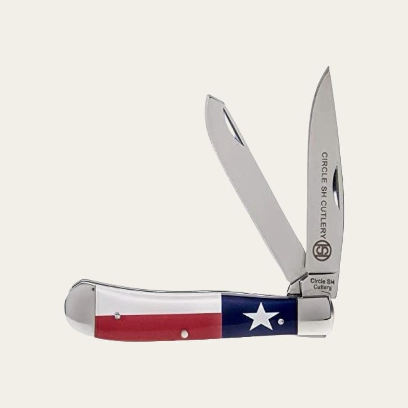WESTERN FASHION ACCESSORIES 4" CLOSED TX FLAG