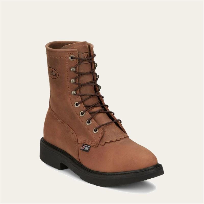 JUSTIN WORKBOOTS JW-85 LACE UP PT
