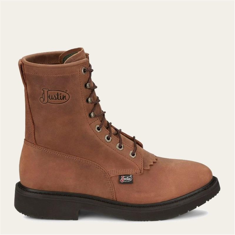 JUSTIN WORKBOOTS JW-85 LACE UP PT - Image 3