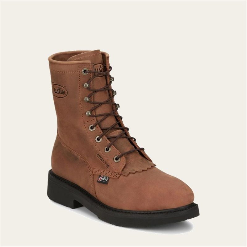JUSTIN WORKBOOTS JW-84 LACE STJW-84