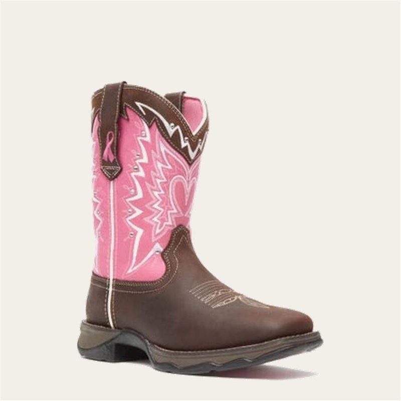 DURANGO BOOTS D-240 STCKMN W/PINKT