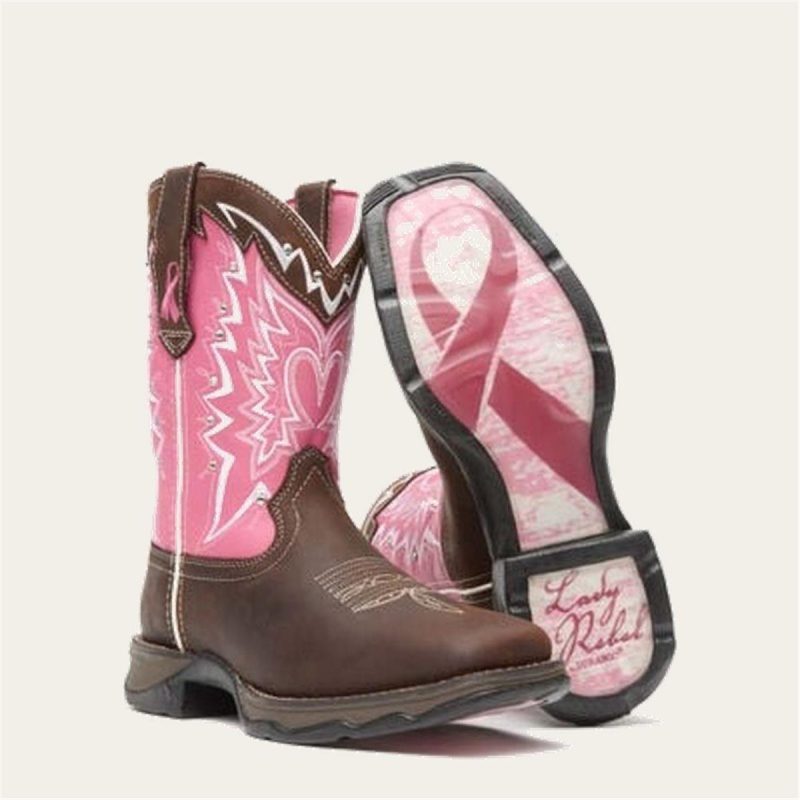DURANGO BOOTS D-240 STCKMN W/PINKT - Image 6
