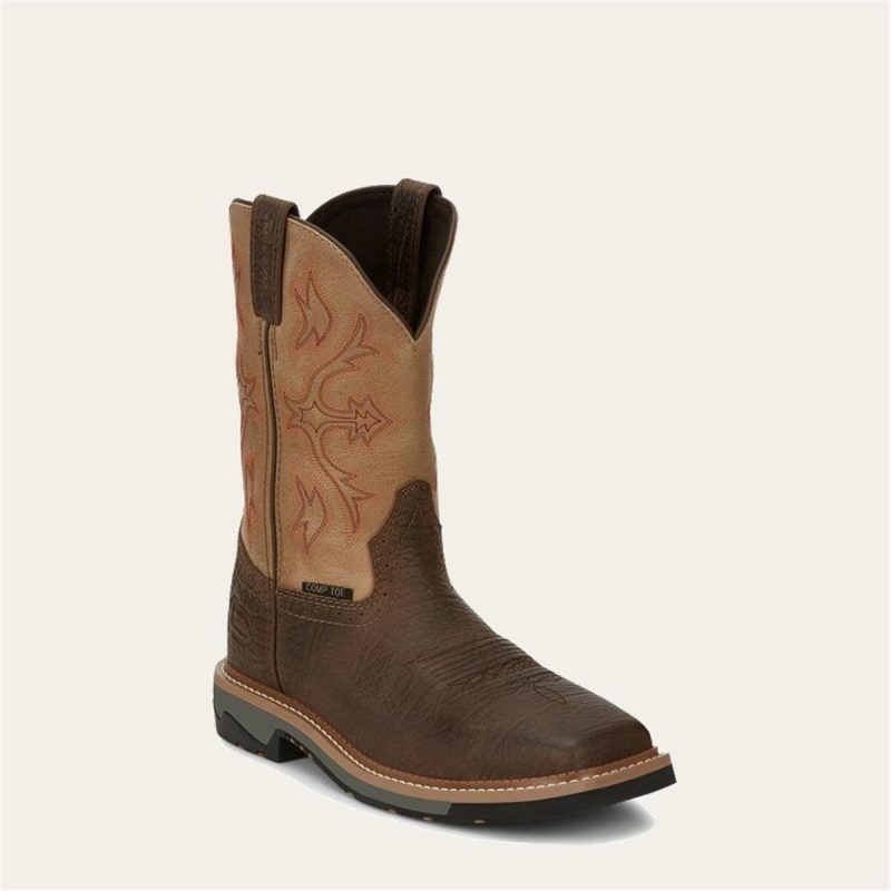 JUSTIN WORKBOOTS JW-61 STAMPEDE BOLT