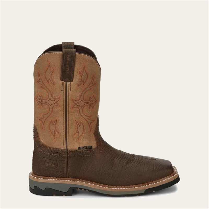 JUSTIN WORKBOOTS JW-61 STAMPEDE BOLT - Image 3