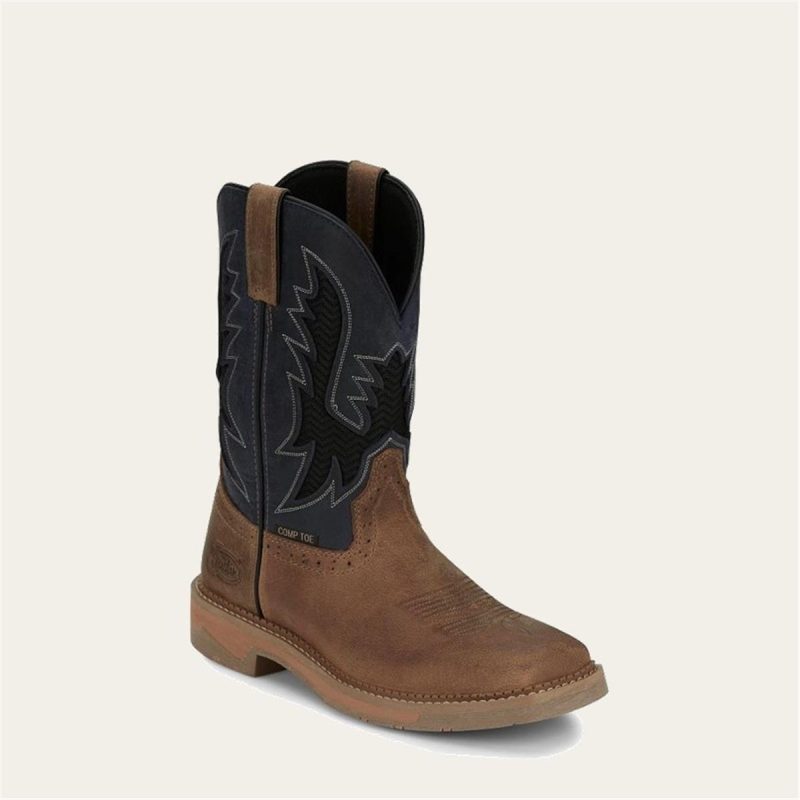 JUSTIN WORKBOOTS JW-6 11" STAMPEDE