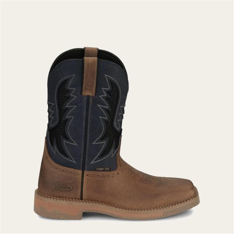 JUSTIN WORKBOOTS JW-6 11" STAMPEDE - Image 3
