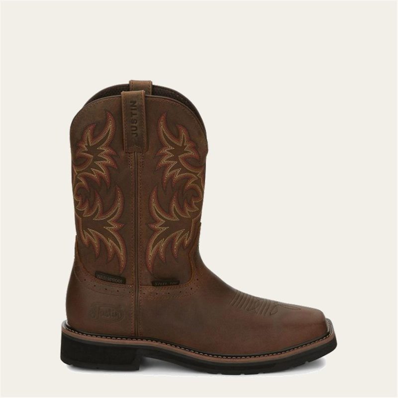 JUSTIN WORKBOOTS JW-1 ST WP WELL - Image 3