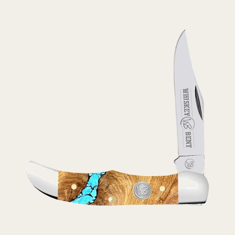 WHISKEY BENT KNIVES TURQ RIVER HUNTER