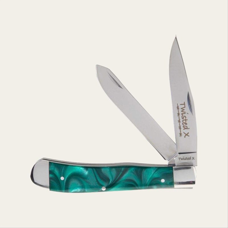 WESTERN FASHION ACCESSORIES 4" PEARLIZD BL/BLK
