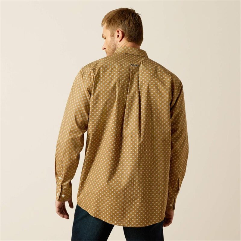 ARIAT KHAKI MNS WF DARRYL LS SHIRT KH - Image 3