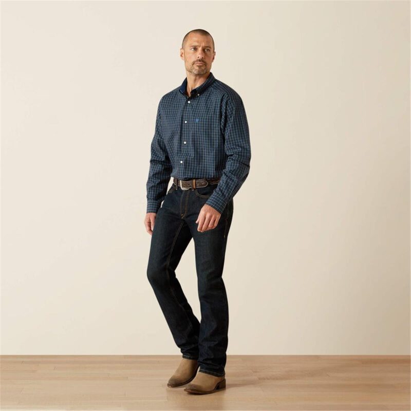 ARIAT BLACK MNS WF CARLOS LS SHRT