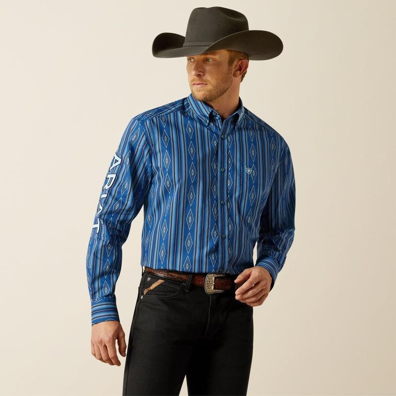 ARIAT BLUE/LIGHT BLUE MNS TEAM PACE