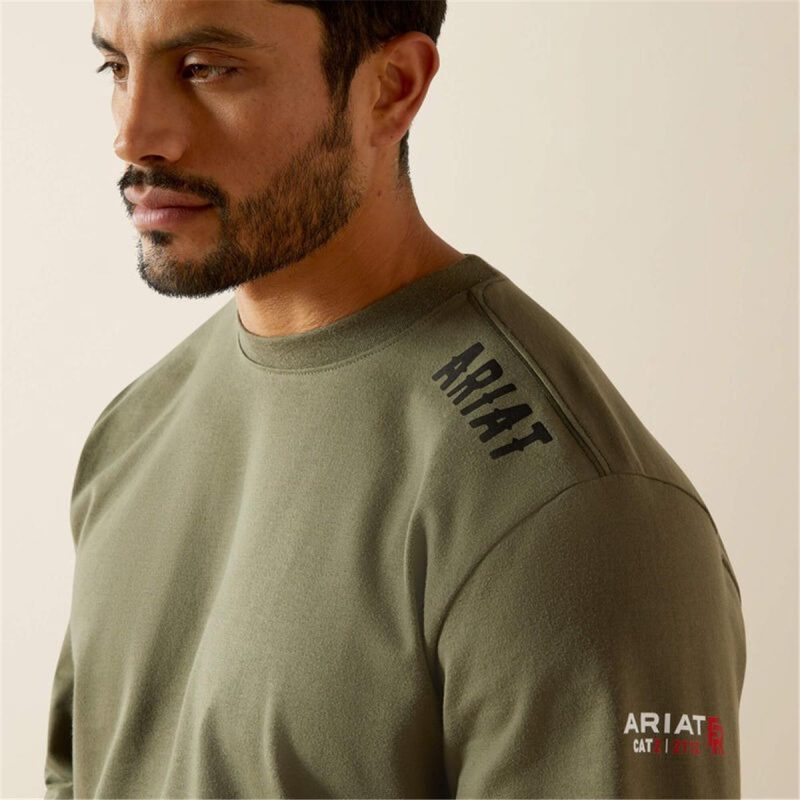 ARIAT GRAPE LEAF MNS FR WORK HARD - Image 5