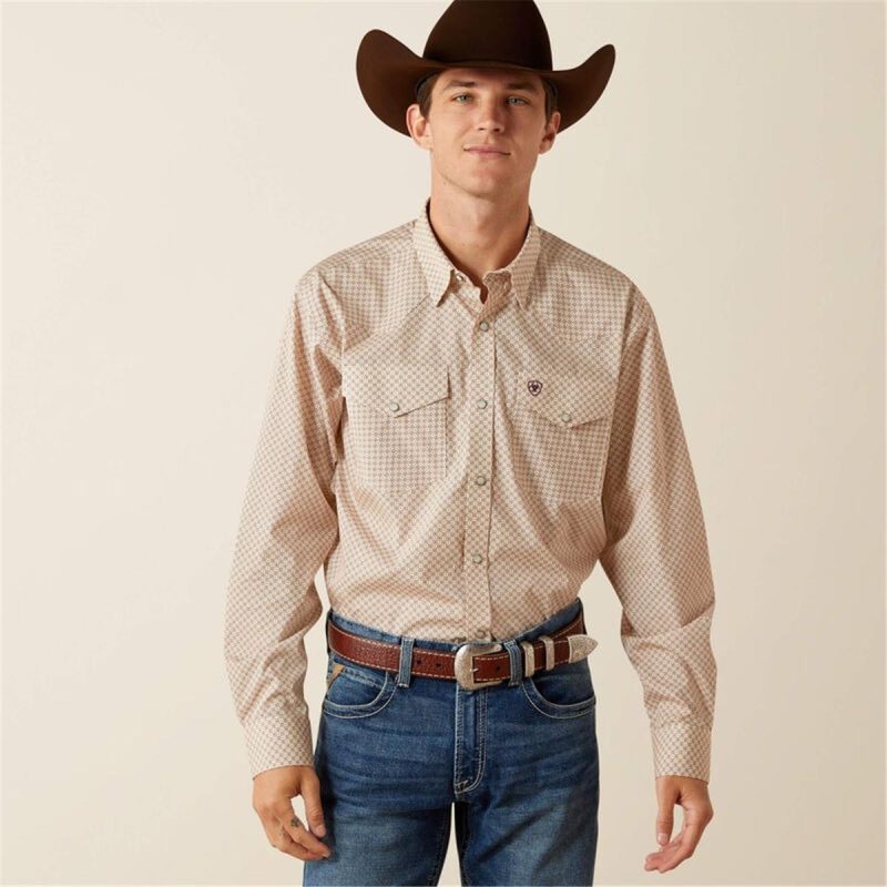 ARIAT OFF WHITE MNS WF EDDIE SNP LS - Image 3