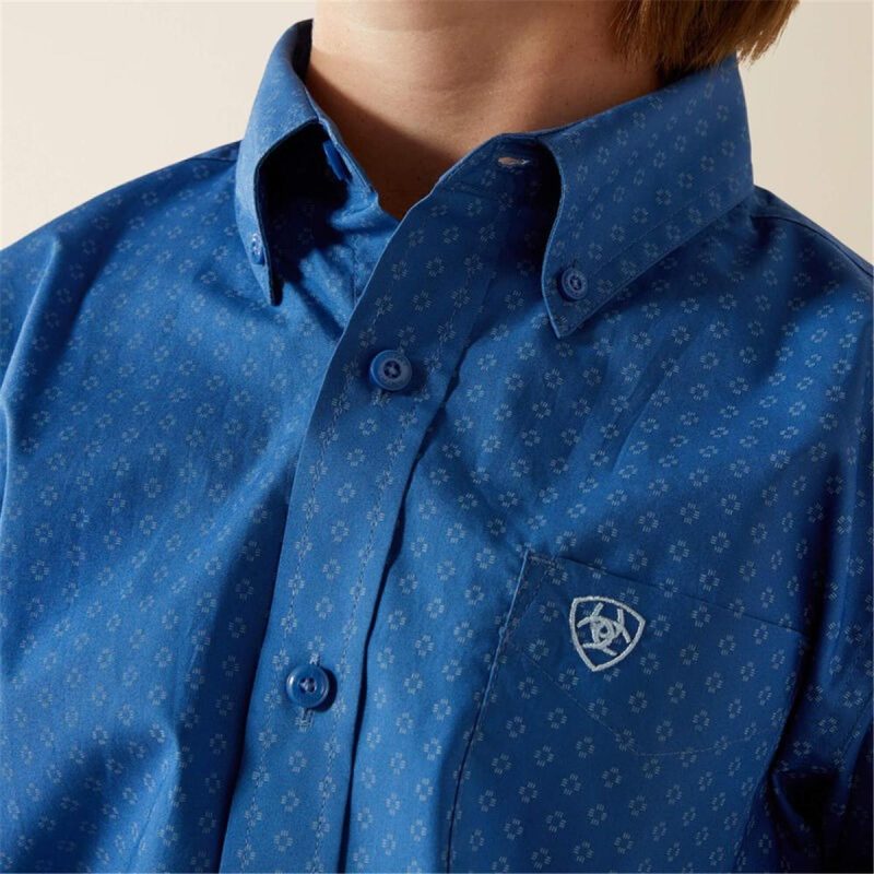 ARIAT ROYAL BLUE BOYS STRATFORD LS - Image 5