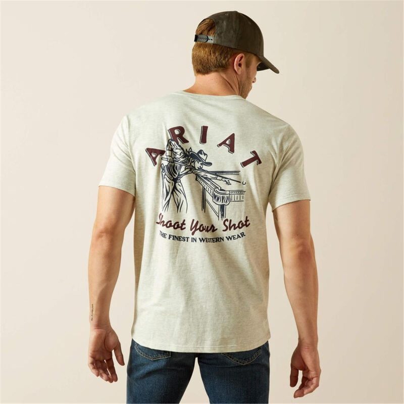 ARIAT OATMEAL HEATHER MNS STRAIGHT - Image 4
