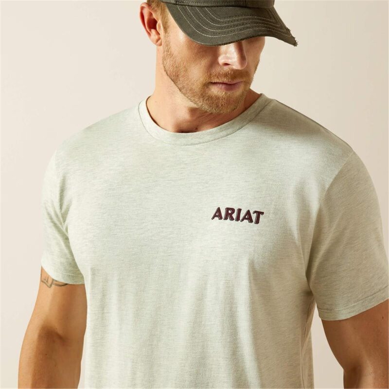 ARIAT OATMEAL HEATHER MNS STRAIGHT - Image 5