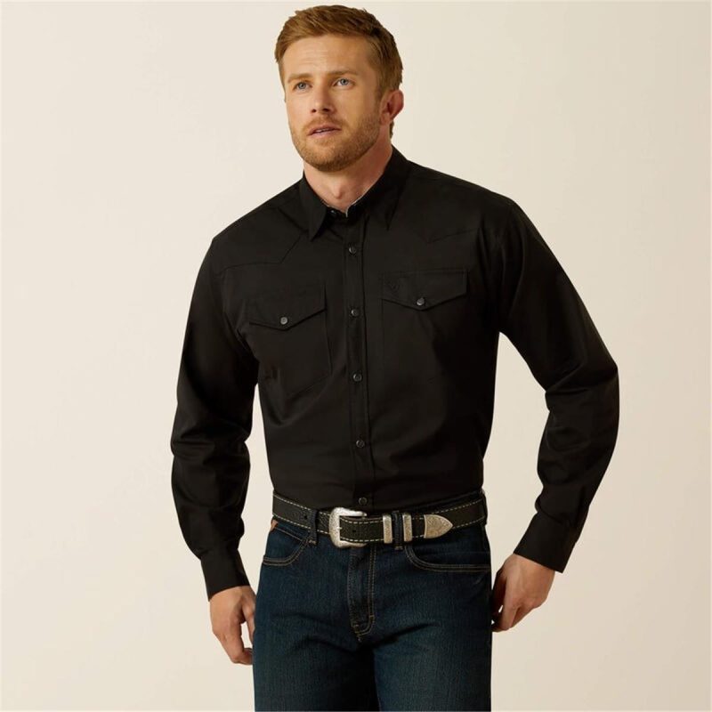 ARIAT BLACK MNS WF REFINED SLUB SNP - Image 3
