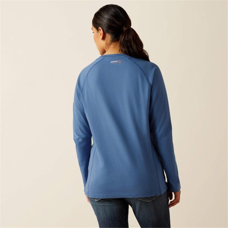 ARIAT MEDIUM BLUE WMS FR AIR CREW LS - Image 4