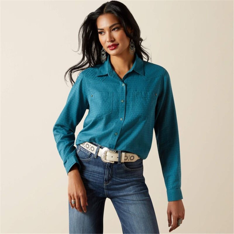 ARIAT DRAGONFLY DOBBY WMS BILLIE JEAN - Image 3