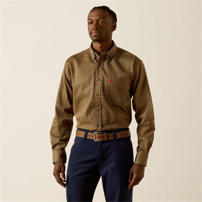 ARIAT REBAR KHAKI MNS FR DENIRO LS - Image 3