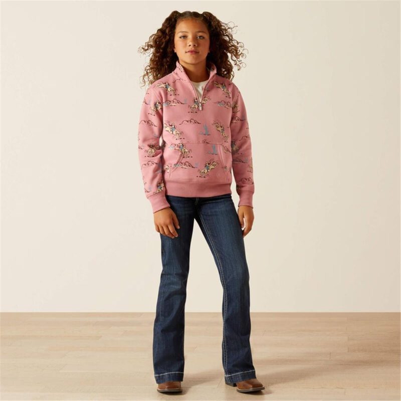 ARIAT BRONC TOILE GIRLS BRONC SCENE