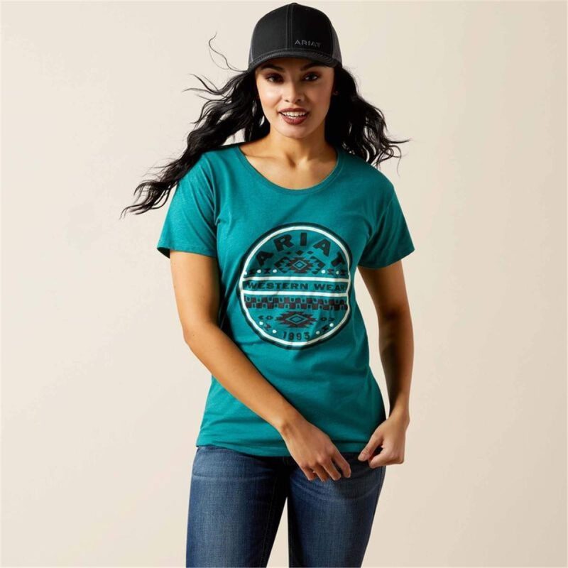 ARIAT TEAL GREEN HEATHER WMS ARIAT