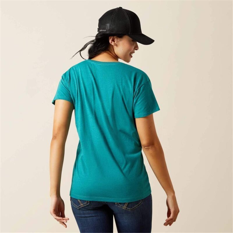 ARIAT TEAL GREEN HEATHER WMS ARIAT - Image 3