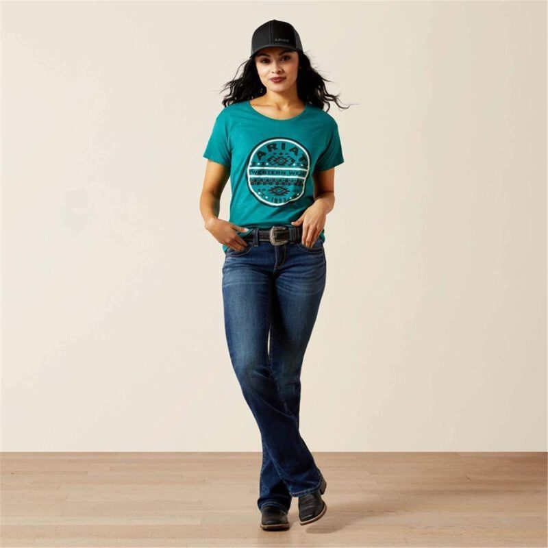 ARIAT TEAL GREEN HEATHER WMS ARIAT - Image 4