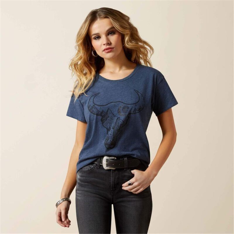 ARIAT NAVY HEATHER WMS ARIAT BULL NI