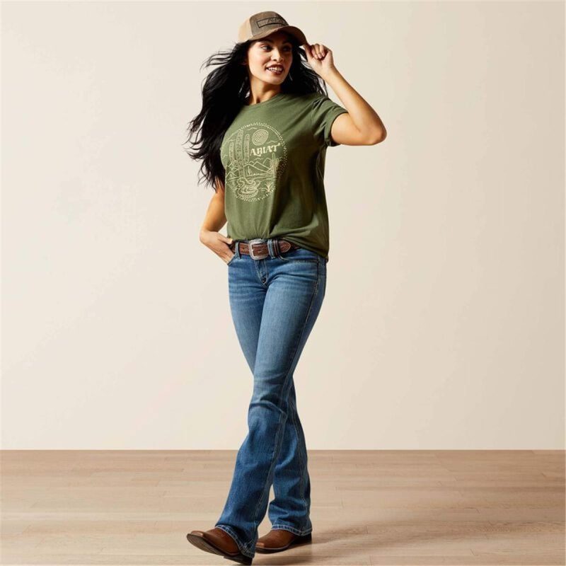 ARIAT OLIVE WMS ARIAT DESERT SNAKES - Image 4