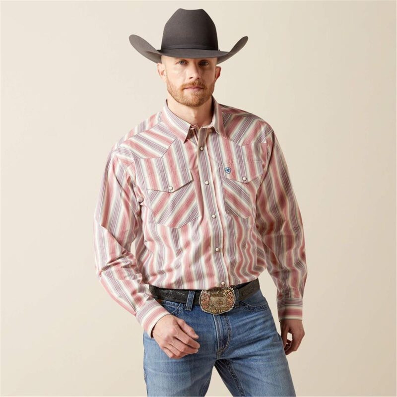 ARIAT CREAM MNS PRO FLYNN SNP LS SHR