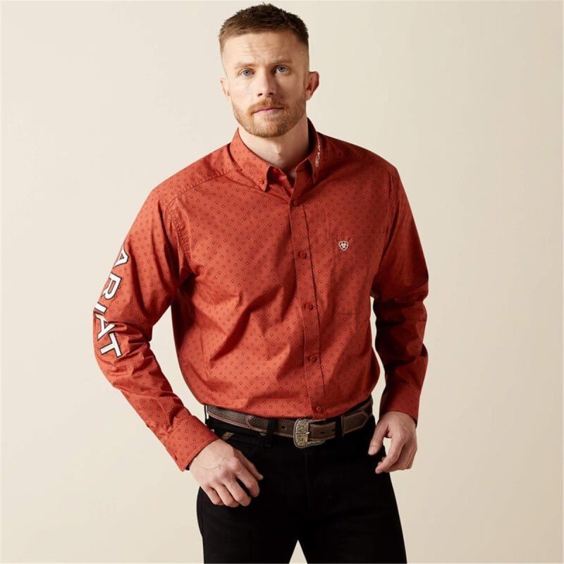 ARIAT BRICK RED/BEIGE MNS TEAM PORTE