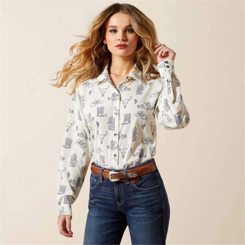ARIAT DESERTED PRINT WMS HOMESTYLE