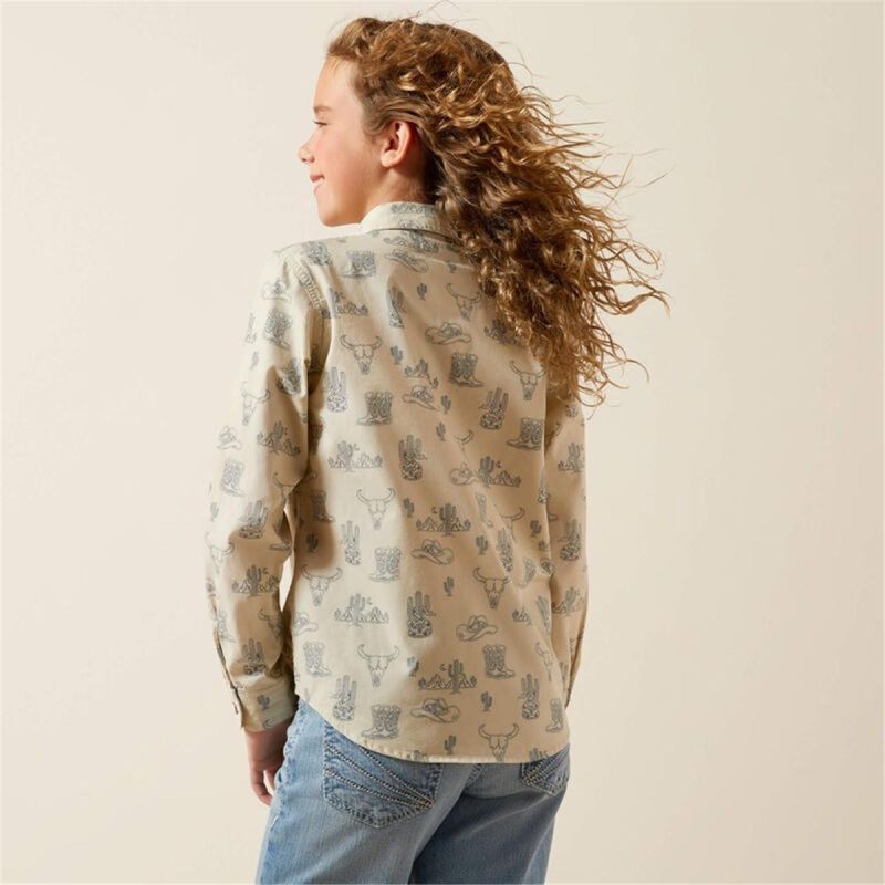 ARIAT DESERTED PRINT GIRLS  MILA SNP - Image 3