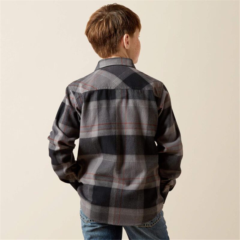 ARIAT DARK GREY BOYS HERNANDEZ RETRO - Image 3