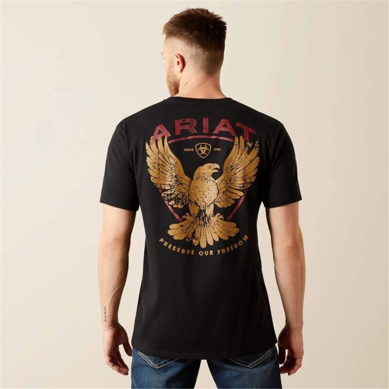 ARIAT BLACK MNS ARIAT RUSTIC EAGLES - Image 3