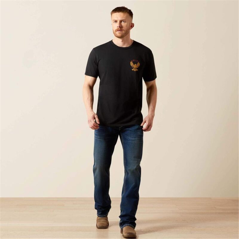 ARIAT BLACK MNS ARIAT RUSTIC EAGLES - Image 4