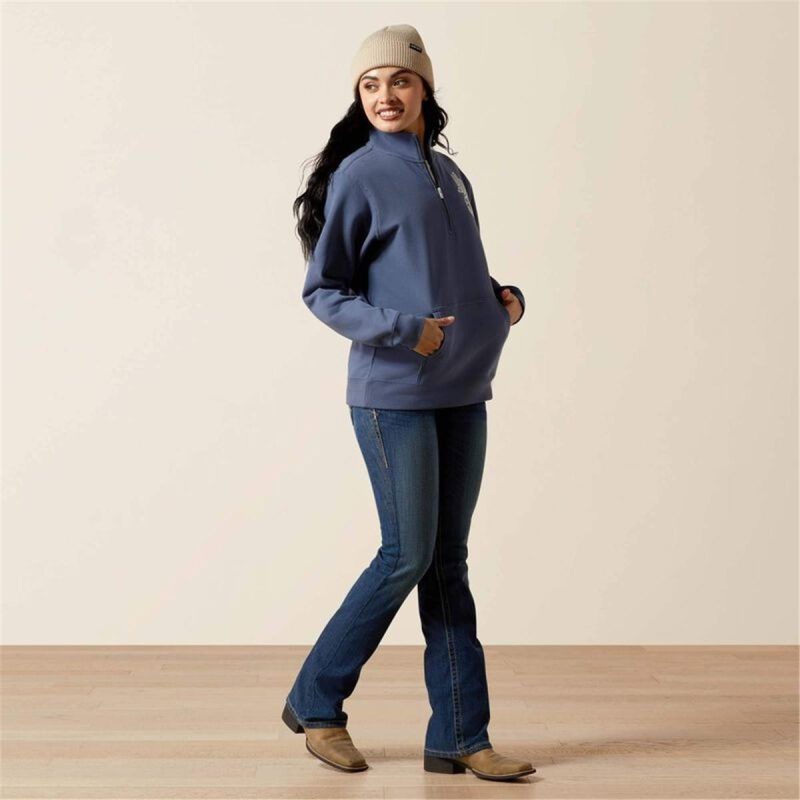 ARIAT VINTAGE INDIGO WMS QUARRY 1/2 - Image 4