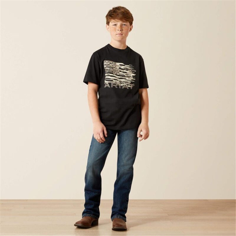 ARIAT BLACK BOYS ARIAT FREEDOM FLAG - Image 4
