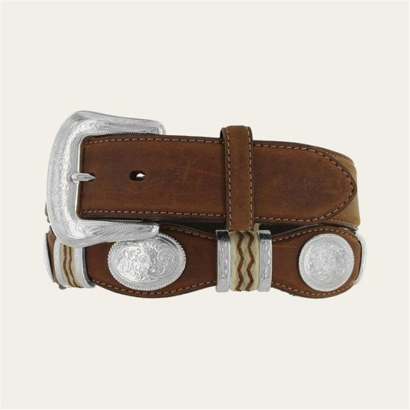 LEEGIN BROWN CONCHO BELT