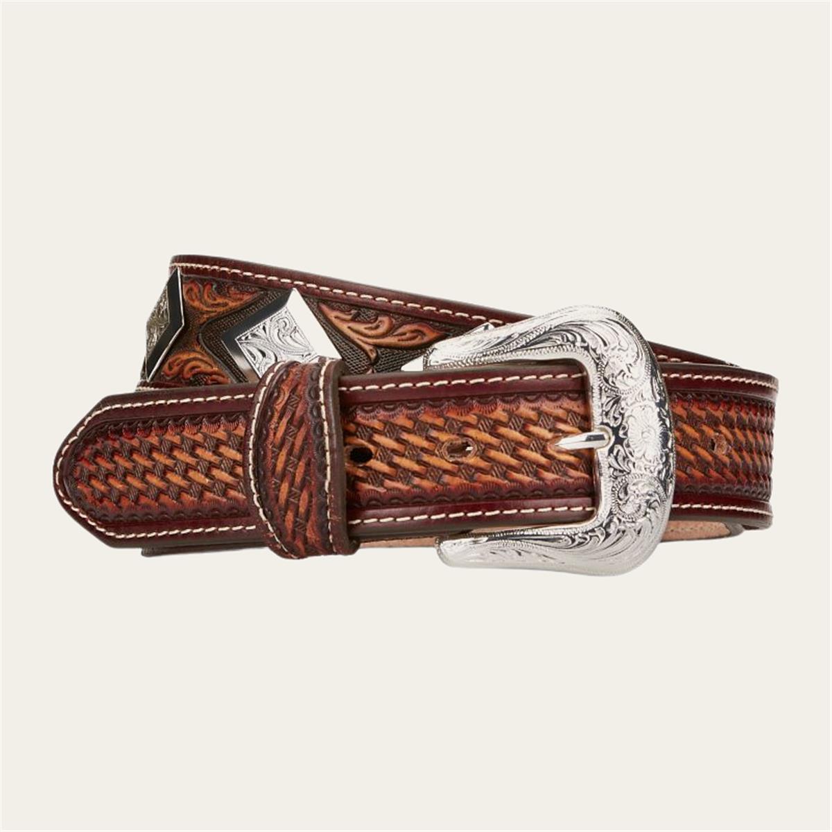 LEEGIN BUSCADERO WESTERN LEATHER BELT