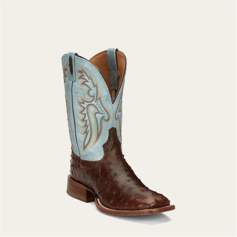 TONY LAMA COMPANY T-35 MEN'S OSTRICH BOOTS