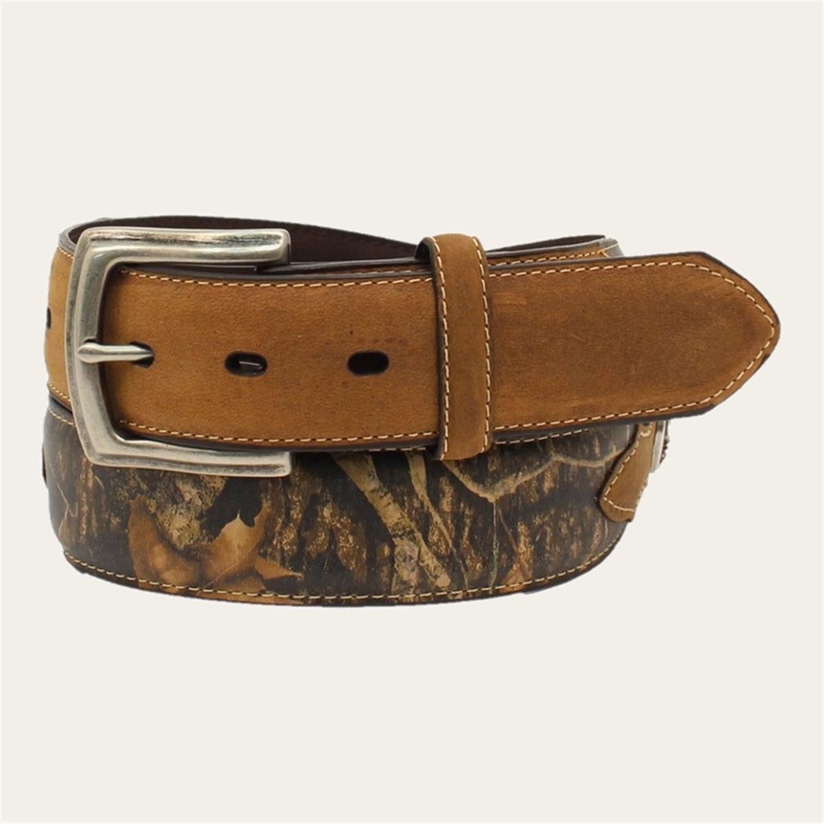 M & F WESTERN PRODUCTS MOSSY OAK CAMO BELT
