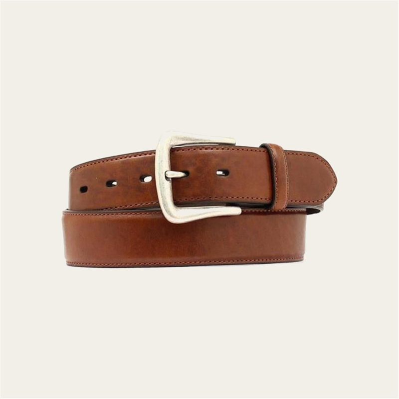M & F WESTERN PRODUCTS BROWN LEATHER BELT