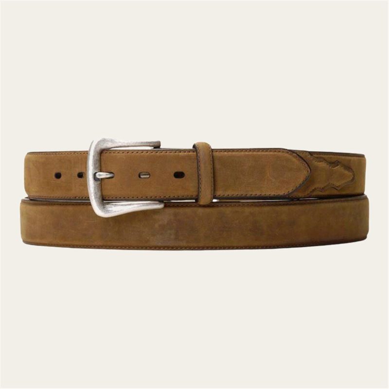 M & F WESTERN PRODUCTS BROWN LEATHER BELT