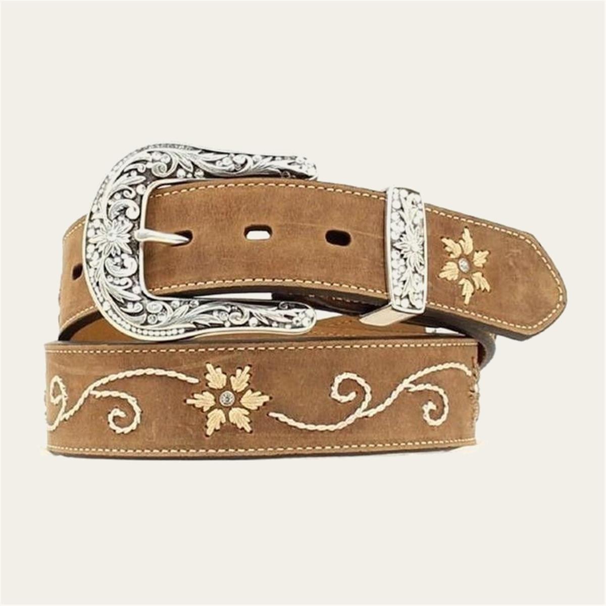 M & F WESTERN PRODUCTS BAY APACHE LEATHER BELT