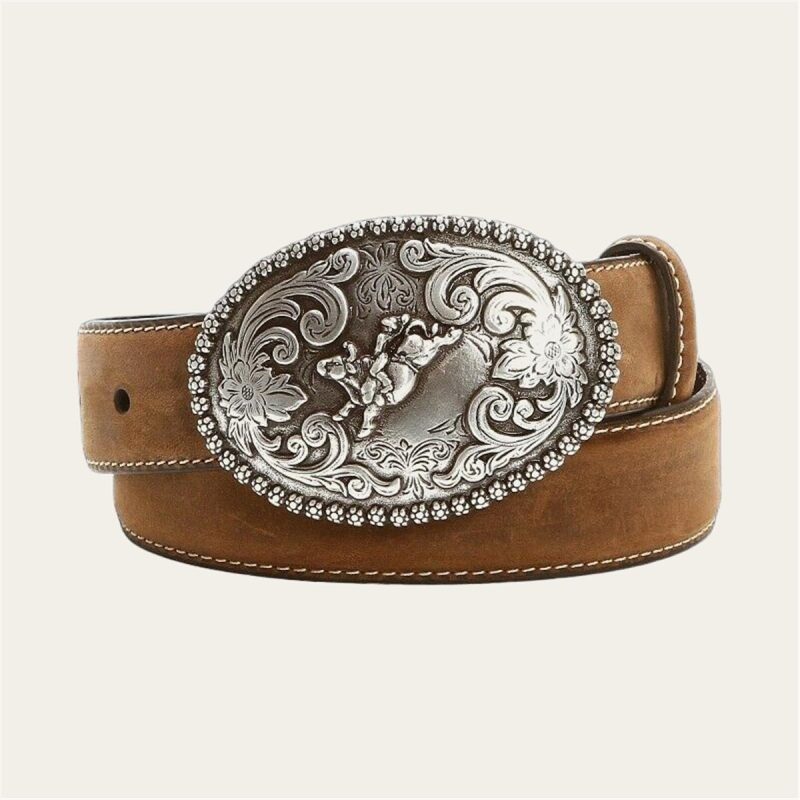M & F WESTERN PRODUCTS DISTRESSED LEATHER BELT