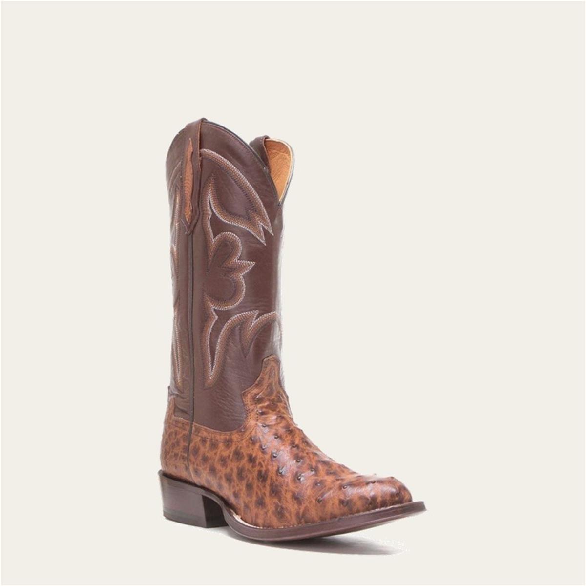 TONY LAMA COMPANY T-27 FULL QUILL OSTRICH BOOTS