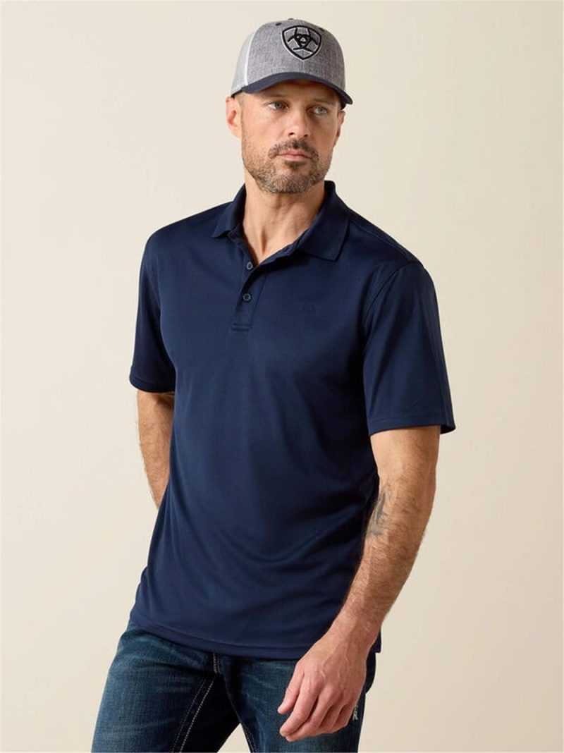 ARIAT MEN'S TEK PERFORMANCE POLO